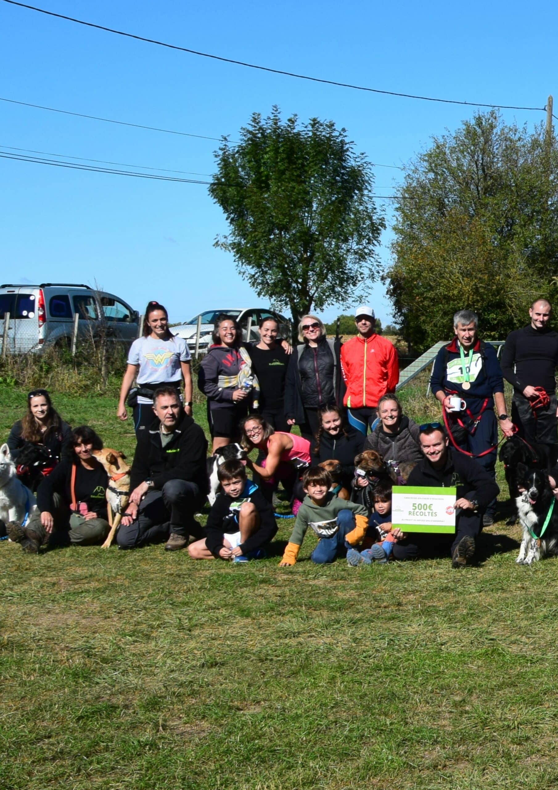 canicross course chien caritative refuge SPA d'Hermeray course solidaire Educhien formation Yvelines Joyars-Pontchartrain